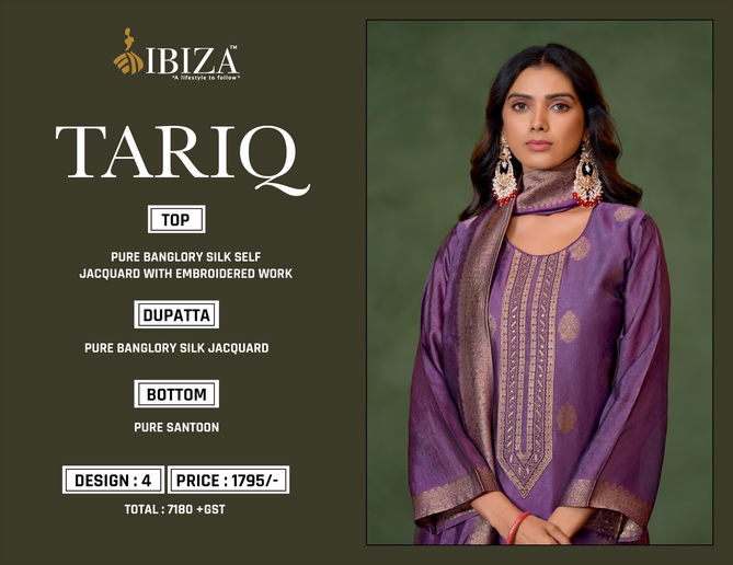 Tariq By Ibiza Banglory Silk Salwar Kameez Wholesale Shop In Surat